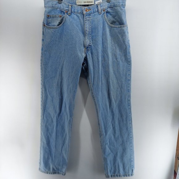 The Original Arizona Jeans Men's Straight Leg 100% Cotton Medium Blue 38 - Picture 1 of 9